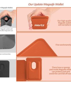 Magnetic Credit Card Holder 13 Leather Magnetic Phone Card Holder Image 4