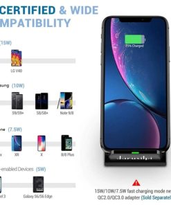 Promotional Custom-Branded Wireless Chargers 17 Branded Dock Wireless Charging Stand Image 4