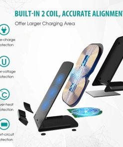 Promotional Custom-Branded Wireless Chargers 19 Branded Dock Wireless Charging Stand Image 6