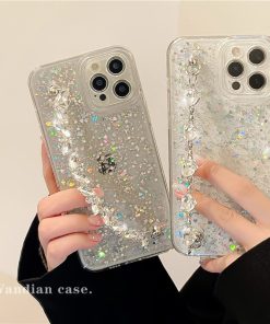 iphone 14 pro max クリアグリッターケース
