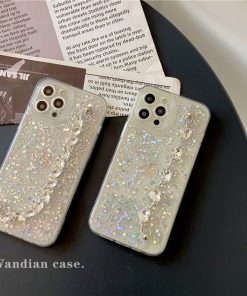 iphone 14 pro max جراب لامع شفاف 15 iphone 12 clear glitter case 2