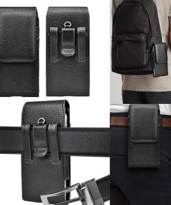 جلد مشبك الهاتف حالة حزام 23 iphone 8 leather belt holster 1