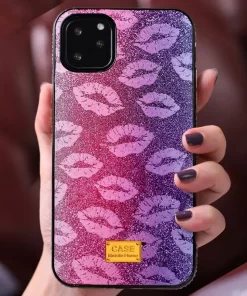 Glitzernde Lippen-iPhone-Hülle im Großhandel – stilvoller Schutz aus China 14 iphone case with lips 1