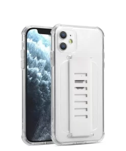 Upgrade Your Style: Clear iPhone Case with Strap Wholesale from China 22 iphone cases with colorful grip band holder