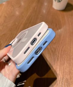 كفر ايفون ماج سيف 36 iphone pro max leather sleeve 1