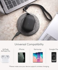 Textured Fabric Branded Fast Wireless Charger 12 Textured Fabric Branded Fast Wireless Charger Image 2