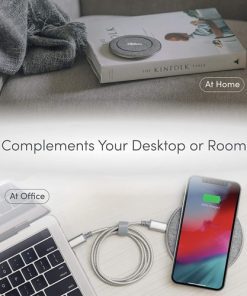 Textured Fabric Branded Fast Wireless Charger 16 Textured Fabric Branded Fast Wireless Charger Image 6