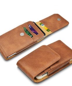 جلد مشبك الهاتف حالة حزام 16 leather iphone belt holster 1