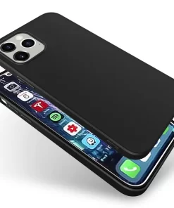 Matte Black iPhone Cases – Wholesale Elegance from China 11 luxurious black case showcasing sleek design