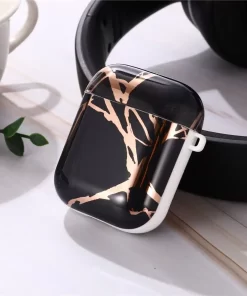 Elevate Your Style with Trendy AirPod Cases – Wholesale from China 10 marble airpods cases in black gold