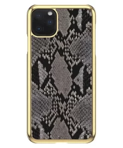 Luxury Genuine Leather Snake Skin iPhone Case Wholesale China 17 nake skin pattern phone case supplier