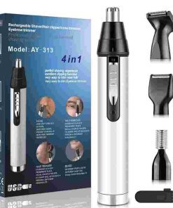 Alternative view of nose hair trimmer rechargeable