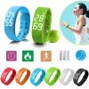 Led Digital Watch 2 LED Digital USB Sports Wrist Watch