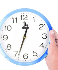 9 Inch Bright Circle Wall Clock 15 9 Inch Bright Circle Wall Clock Image 3