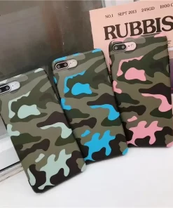 Custodia per iPhone mimetica all’ingrosso: protezione alla moda dalla Cina 12 phone case wholesale fashion iphone 7 8 case in camouflage 2