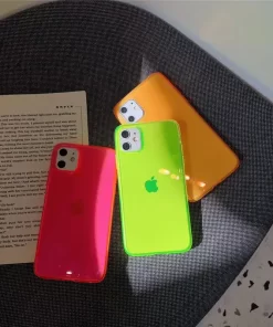 Migliora il tuo stile con la custodia arancione neon per iPhone 11 – Delizia di moda all’ingrosso dalla Cina 17 phone cases neon 1 2