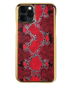 Luxury Genuine Leather Snake Skin iPhone Case Wholesale China 18 premium leather phone cover