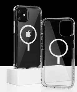 Etui magnetyczne na iPhone’a 12 – czekają na oferty sprzedaży hurtowej w Chinach 13 premium magnet clear iphone 12 cases 3