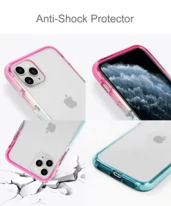 Revitalize Style with Wholesale Colorful iPhone Cases from China 22 protective clear iphone cases with colorful edge