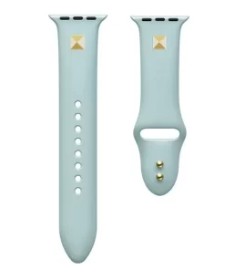 Elevate Your Style with Studded Apple Watch Bands – Wholesale Options from China 17 punk studded apple watch band in black