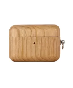 Alternative view of Elevate Your Style with Wholesale Real Wood AirPods Pro Cases from China