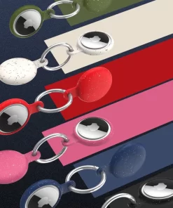 Elevate Security with Custom AirTag Holders | Wholesale Eco-Friendly Options 11 secure key ring attachment