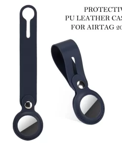 Elevate Your Style with Faux Leather AirTag Case – Wholesale China 16 secure snap closure for airtag case