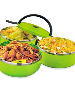 Hot Storage Stainless Steel Round Insulated Lunch Box 11 Round Heat Insulated Lunch Box Image 4