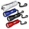 Aluminum Custom Logo 9 LED Flashlight 2 9-LED Mini Flashlight With Wrist Strap