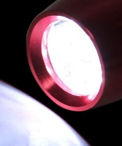 Aluminum Custom Logo 9 LED Flashlight 19 9-LED Mini Flashlight With Wrist Strap Image 6