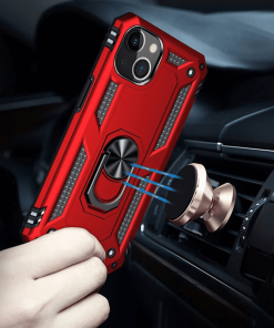 phone case with magnetic ring 13 shockproof armor kickstand case for iphone 13