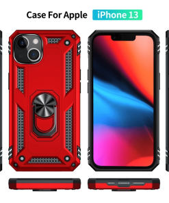 phone case with magnetic ring 14 shockproof armor kickstand case for iphone 14