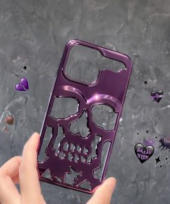 حالة الهاتف نمط الجمجمة 16 skull phone case 1