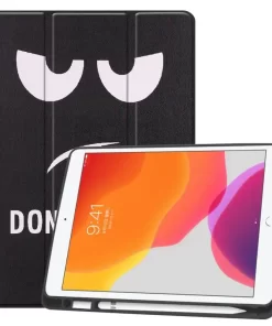 Wholesale dont touch my ipad case 10.2-inch iPad Case with Pencil Holder China Supplier 10 sleek ipad case with pencil holder dont touch me