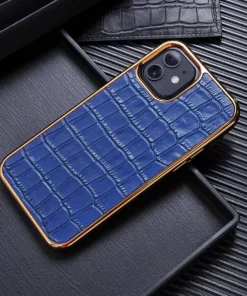 Real Leather iPhone Case Wholesale in China 17 stylish crocodile pattern phone case