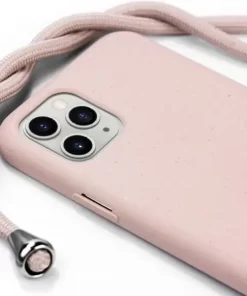 Wholesale 100% Natural Compostable Biodegradable iPhone Cases with Lanyards – Eco-Friendly Tech Accessories from China 16 sustainable phone accessory from china