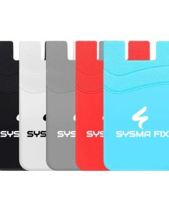 Silicone Back Phone Card Holder