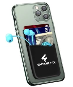 Silicone Back Phone Card Holder Image 1