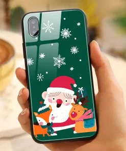 Elevate Festive Style with Cute Santa Claus Phone Case – Wholesale China 14 tempered glass christmas phone case