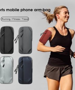 Alternative view of mobile pouch for running