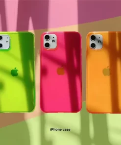 Migliora il tuo stile con la custodia arancione neon per iPhone 11 – Delizia di moda all’ingrosso dalla Cina 19 trendy neon color iphone cover 2