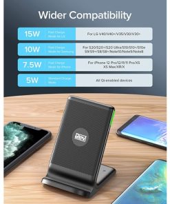 Personalized Fast Wireless Charging Stand Image 1