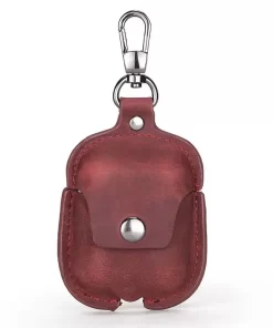 Custom AirPod Cases in Vintage Leather – Wholesale Elegance from China 16 unisex airpod case classic coffee shade