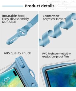 evrensel su geçirmez telefon kılıfı 19 universal waterproof cell phone case 10