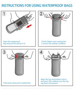 custodia impermeabile per custodia per telefono 24 waterproof floatable phone case pouch for galaxy note 9 4