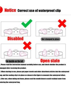 กระเป๋าลอยน้ำ สีเหลือง iphone 7 plus 32 waterproof phone case pouch 14