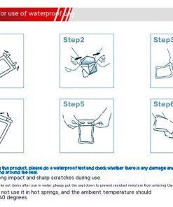 wasserdichte hülle für iphone se 28 waterproof shockproof case for iphone se 3