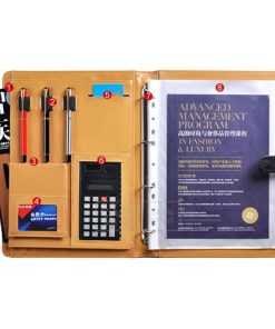 Personalized Leather Portfolio Image 1