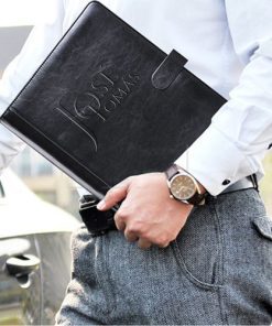 Personalized Leather Portfolios & Padfolios 16 Personalized Leather Portfolio Image 3