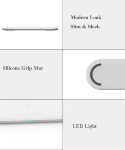 Chargeur sans fil personnalisé en gros : rationalisez le chargement avec la commodité 3-en-1 14 white charging pad with led indicator 1